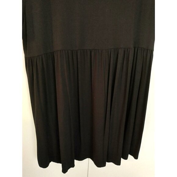 NWT Como Vintage Women Hi/Low Black Stretch Peplum Back Tunic Top  - 1X/2X - Picture 6 of 8